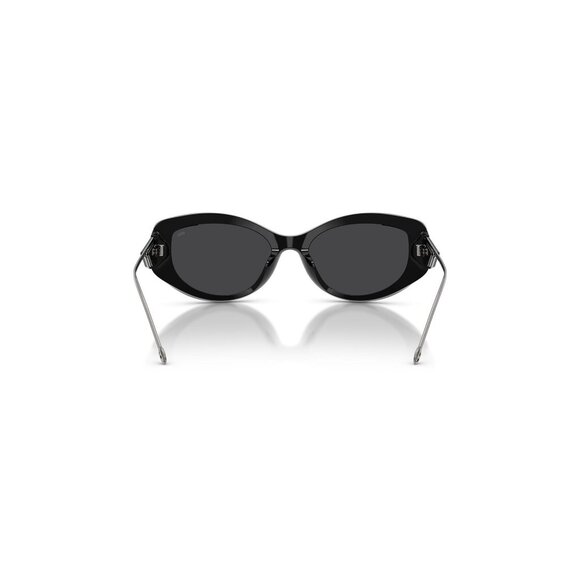 New DIESEL Black Round DL2001MU 701/6G Sunglasses Women - Picture 5 of 6